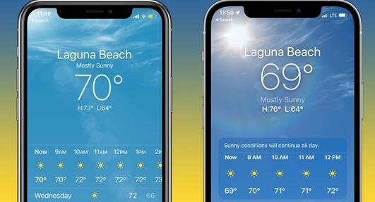 南宁iPhone维修服务网点_iPhone天气APP无法显示69度：iOS 14.6等版本中招
